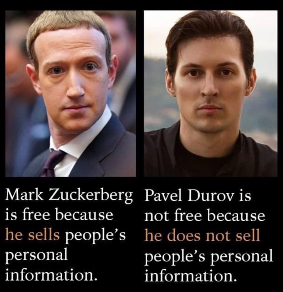 Telegram CEO Durov reactions